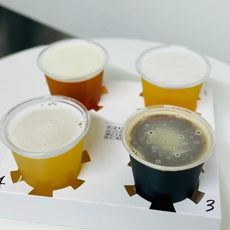 樽生4種飲み比べ(ビアバー・ノースアイランド)