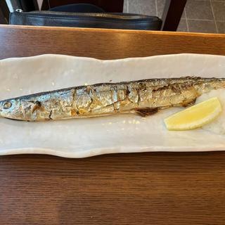 生秋刀魚の塩焼き(ときわ食堂)