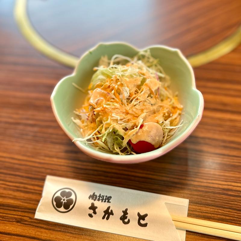 炭火焼ステーキ定食(肉料理 さかもと 藤井寺店)