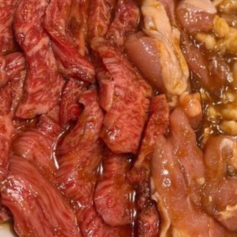 国産ロースと鶏(焼肉味楽園)