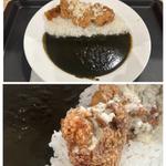 本格唐揚げ黒カレー(松のや 新橋店)