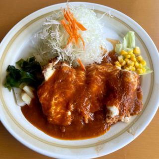 チキンチーズカツセット(レストラン　むさし )