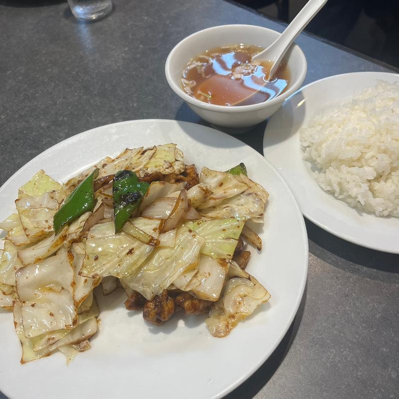 日替わり回鍋肉+元祖餃子セット(神田餃子屋 本店 （カンダギョウザヤ）)