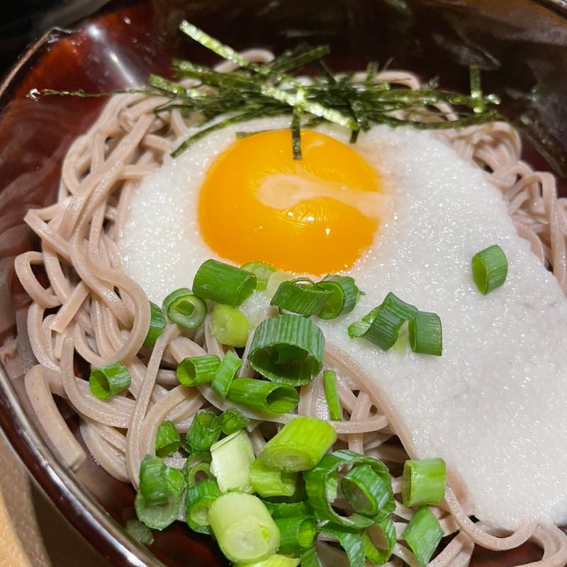 月見とろろそば(王様の食卓)