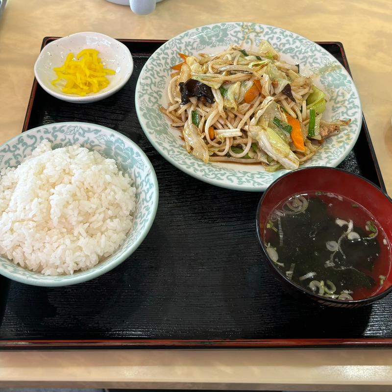 野菜炒め定食(中華料理　満福亭 )