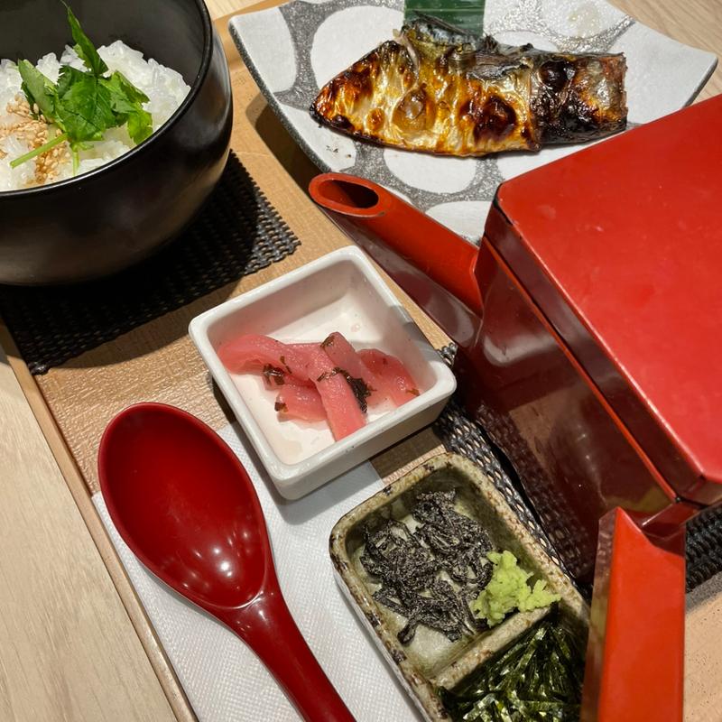 鯖出汁茶漬け(王様の食卓)