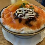 ネクタリンマンゴー(かき氷専門店「Blue Apple～shaved ice Cafe～（ブルーアップルシェイヴドアイスカフェ）」)
