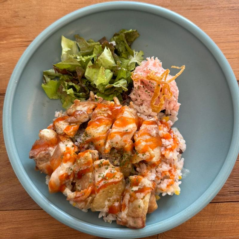 チキンオーバーライス(cafe＆diner フロントビレッジダイナー with Tokyo Japanino（トーキョージャパニーニ）)