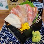 山角の刺身枡盛