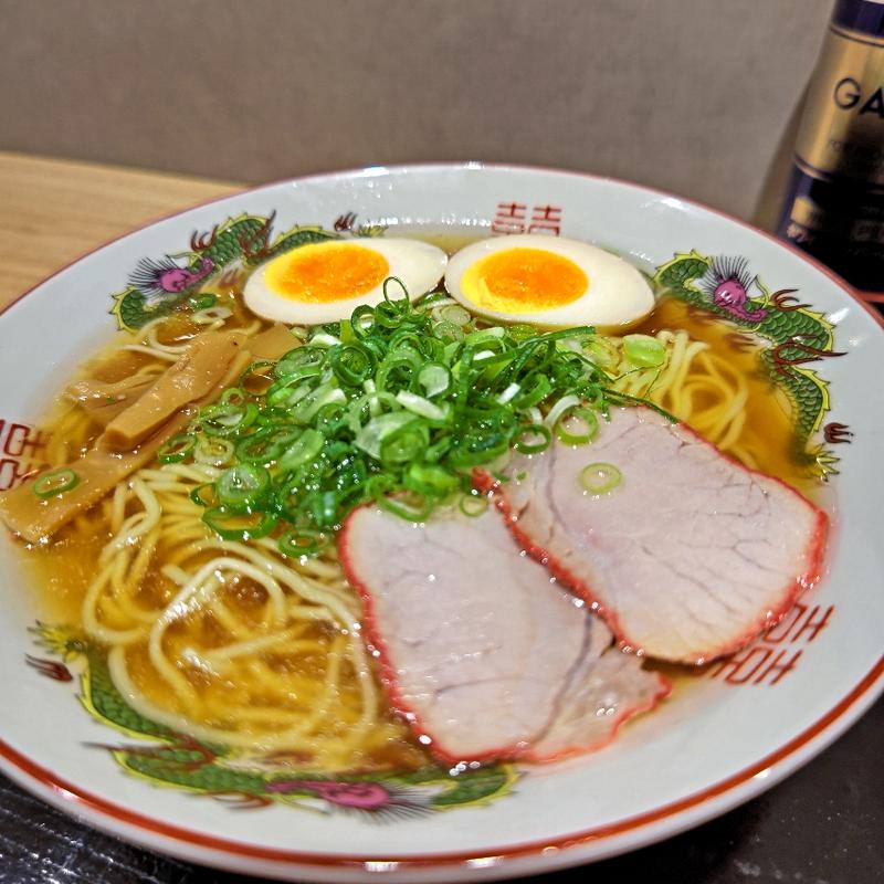 醤油支那そば＋煮卵(元町ラーメン天華)