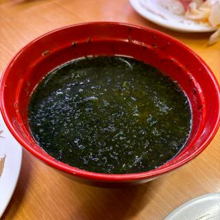 あおさと海苔の味噌汁(スシロー 北本店)