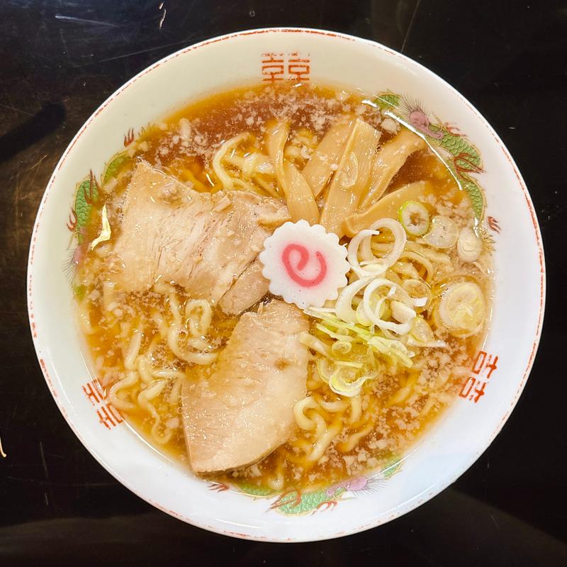 正油ラーメン(大安食堂 本店)