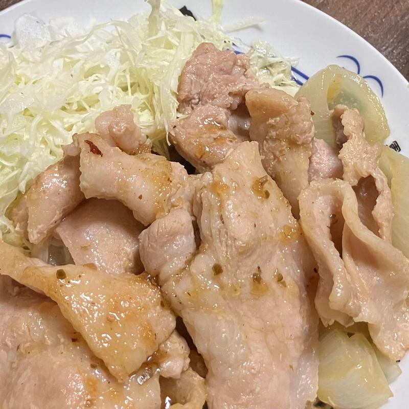 豚の生姜焼き定食(喫茶サンルーム)