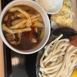 肉汁うどんランチセット(武蔵野うどんっ かみつけ製麺店)