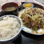 肉野菜炒め定食(寺川食堂 )