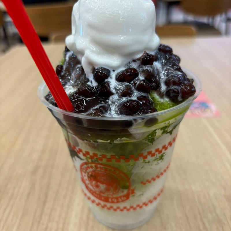 宇治金時かき氷(スガキヤ 岡崎イオンモール店 )