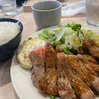 トンテキ定食(肴 あわ鷹)