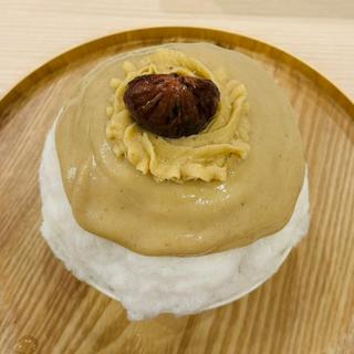 栃木の那須栗(私のかき氷。)