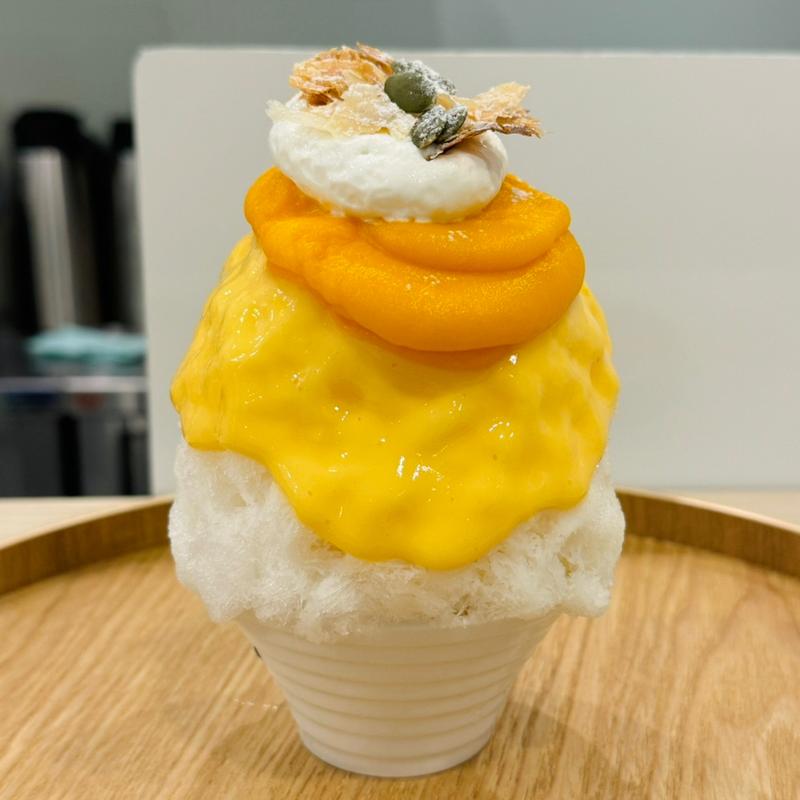 みなみちゃんかぼちゃパイ。(ミニ)(私のかき氷。)