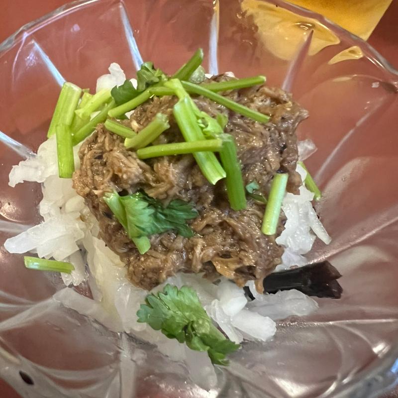 肉そぼろ(按田餃子 代々木上原店)