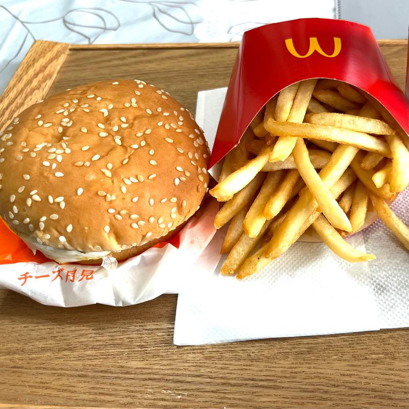 チーズ月見セット(マクドナルド 津田沼モリシア店)