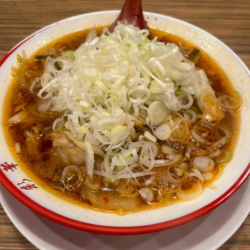 サイカラーメン白ネギ入り(彩華ラーメン 奈良店 )