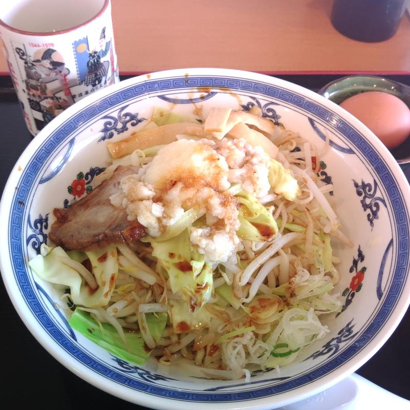 G系油そば(萩ノ宮製麺所 佐沼店)