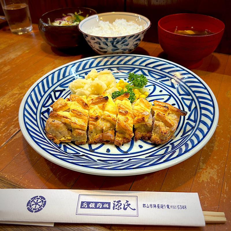 月見焼(卵とチーズ)　ロース(源氏)