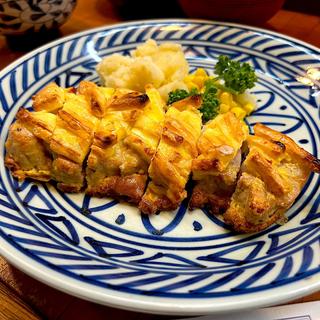 月見焼(卵とチーズ)　ロース