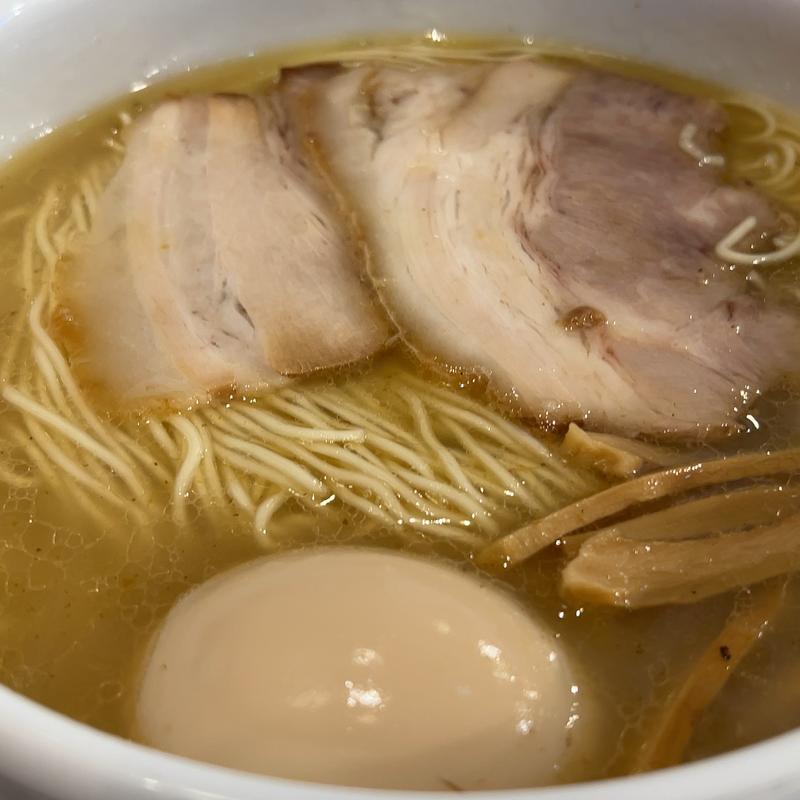 塩ラーメン 煮たまご 大盛(徳川町 如水 西春店)