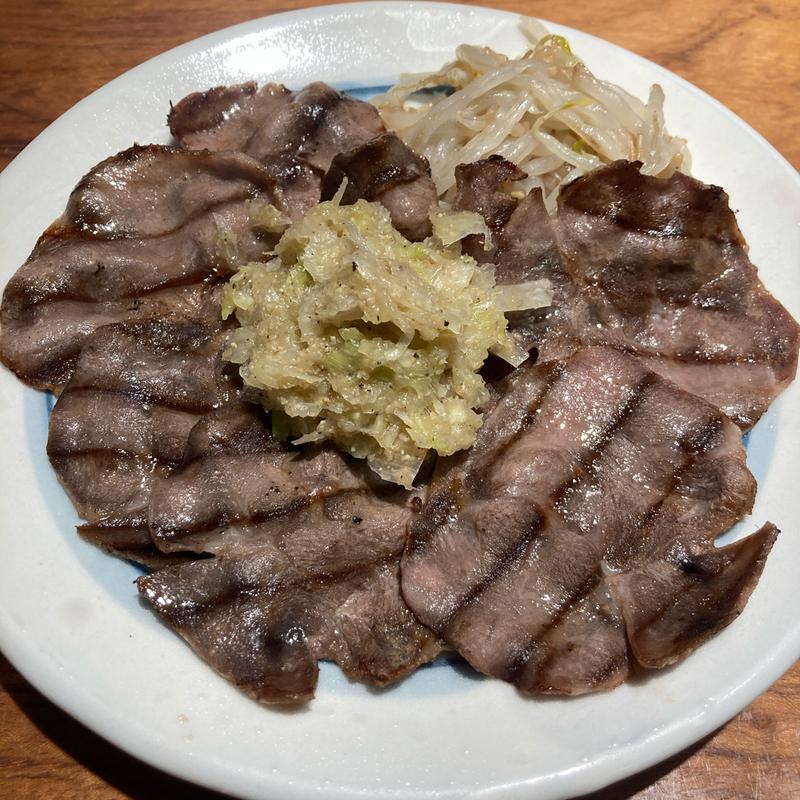 ネギ塩豚タン(原宿 しずる)