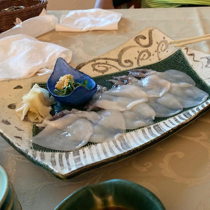 いか刺身(中峰ゴルフ倶楽部 )