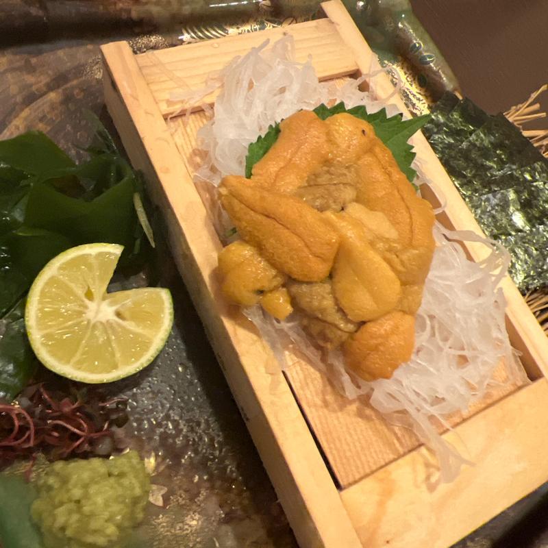 生うにお造り(与志乃)