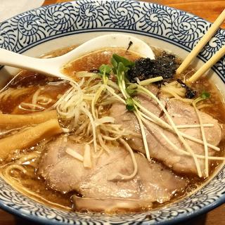 魚介醤油ラーメン(麺は鎹 京橋店)