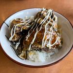 セットの唐揚げ丼