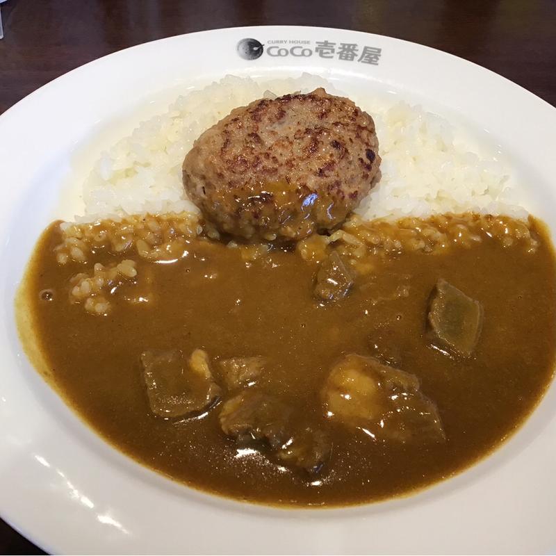 ビーフカレー＋ハンバーグ(カレーハウスCoCo壱番屋 仙台泉インター店 （ココイチ）)