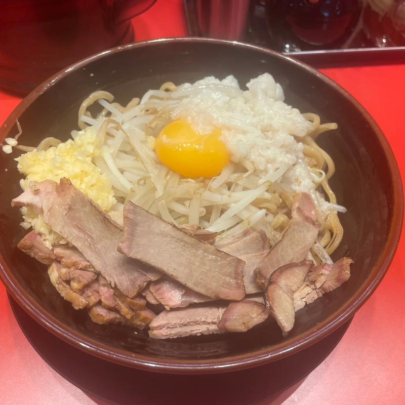 背脂まぜそば(並)(八代目 麺家 あくた川)