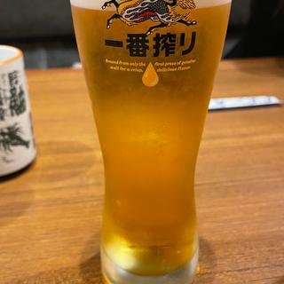 生ビール（中）(回転さかなや鮨　魚忠 今池店 （うおちゅう）)