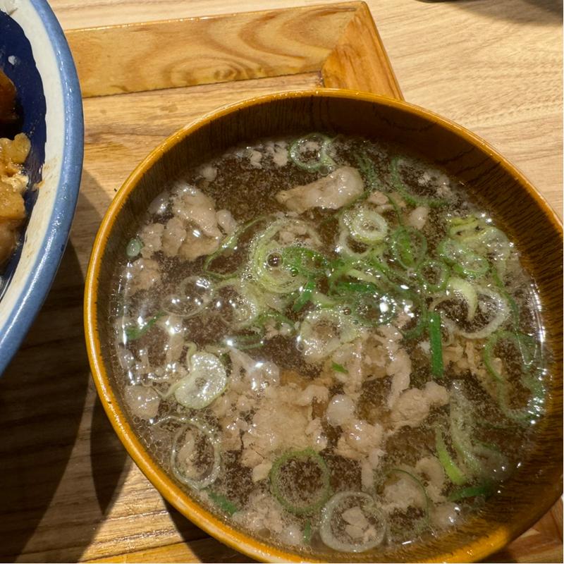 肉吸い(小)(肉めし岡もと 御徒町店)