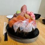 3色丼 2倍盛り