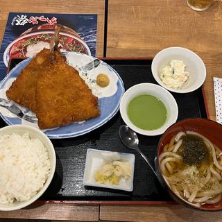 アジフライ定食(磯丸水産 池袋サンシャイン通り店)