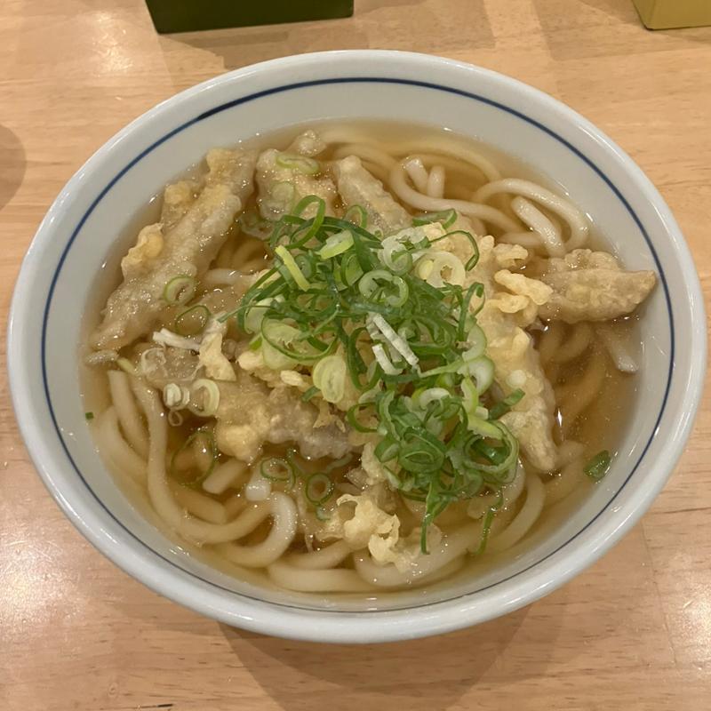 ごぼう天うどん(ウエスト 渡辺通り店(うどん))