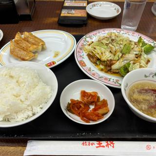 回鍋肉セット(餃子の王将 天王寺堀越店)