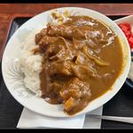 カツカレー (ごはん少なめ)