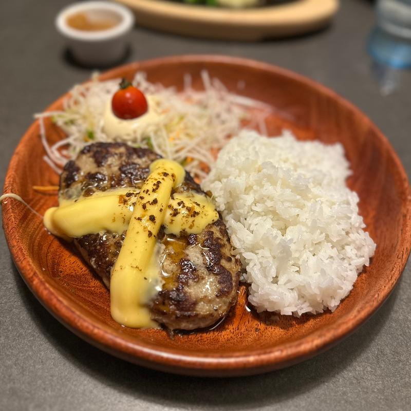 チーズバーグディッシュM(びっくりドンキー 瓜破店)