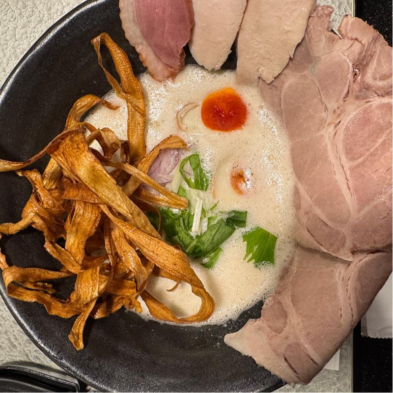 鶏そば全部乗せ(鶏soba座銀 神楽坂店)