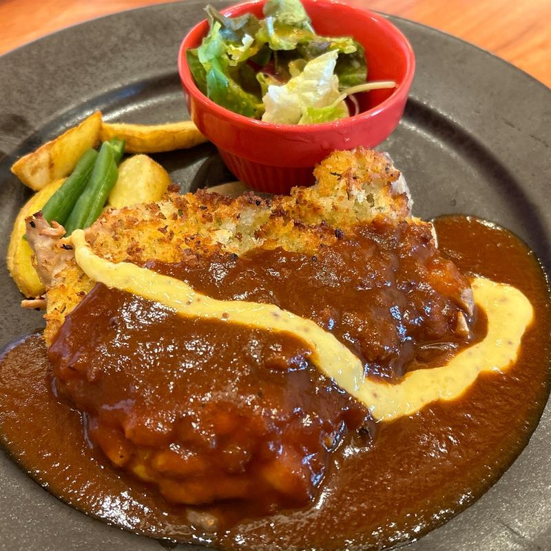 チキンのハーブパン粉ハニーマスタードソース(ピアサピド アリオ倉敷店 （pia Sapido）)