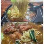 豚唐揚麺