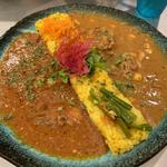 2種盛り(スパイスカリー銀座半月)