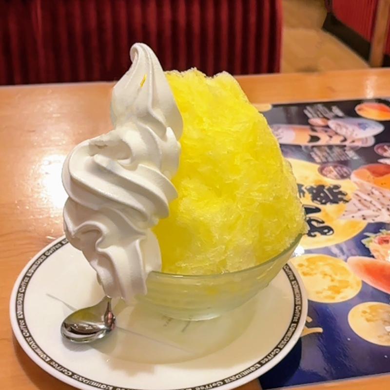 かき氷レモン ミニ(コメダ珈琲店 いわき泉店 )